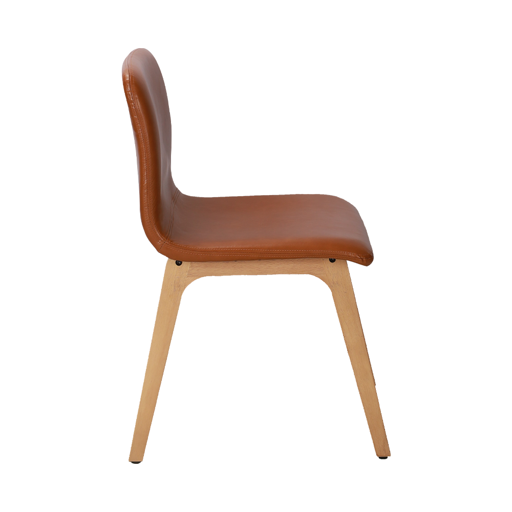 Kerusi Makan Kayu Pepejal Brown Bentwood